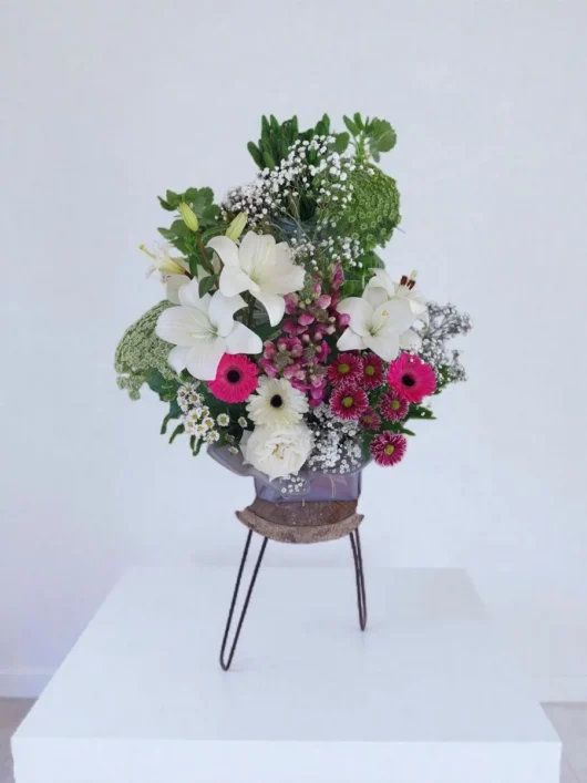 Bloom Atelier flower vase arrangement by RosaBella Flowers