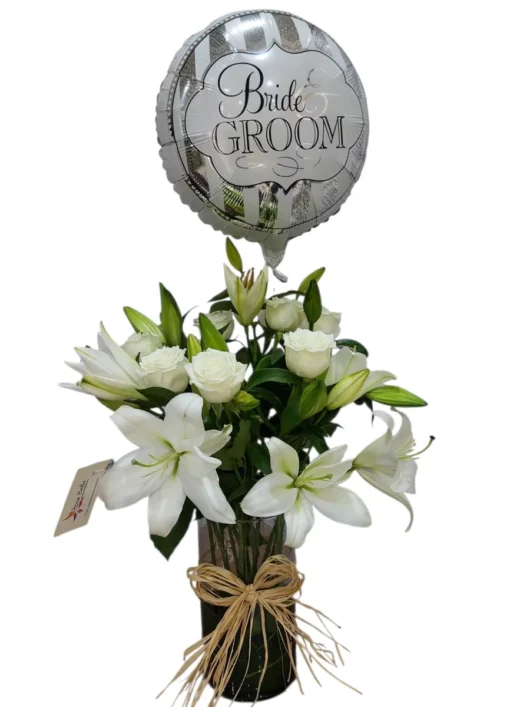 Ivory Bloom wedding flowers by RosaBella Flowers