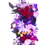 Majestic Bloom flower stand for opening by RosaBella Flowers